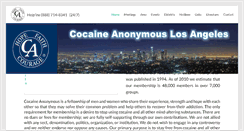Desktop Screenshot of ca4la.org