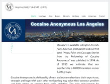 Tablet Screenshot of ca4la.org